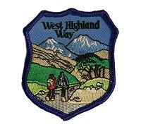 The West Highland Way Scotland Blue Sew On Embroidered Patch (A507)