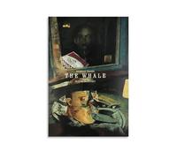 The Whale Creative Waterproof Decorative Paintings Free of Framing Directly Pasted with Moisture-proof And Anti Fouling Materials Living Room Bedroom Hanging Paintings Artistic Sense Home GiftsUnframe