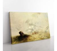 The Whale Ship by Joseph Mallord William Turner Canvas Print 30x20 Inch