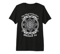 The Wheel of The Year Blessed Be Pagan Occult Wicca Premium T-Shirt