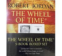 The Wheel of Time. Books 0-4 set. New Spring, The Eye of the World, The Great Hunt, The Dragon Reborn, and The Shadow Rising. Robert Jordan
