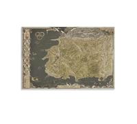The Wheel of Time Map Art Poster Canvas Wall Art Farmhouse Gallery Aesthetic Room Decor For Bedroom Bathroom 24x36inch(60x90cm)