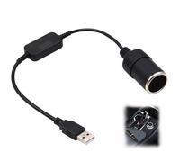 The Whimsigulp USB to 12V Adapter offers a reliable and versatile solution for powering low-wattage car electronics that require a 12V cigarette lighter socket. This adapter conveniently converts your