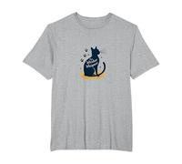 The Whisker Whisperer Cat Lover Design with Paw T-Shirt, Men's Big and Tall, Heather Grey, 5X Tall