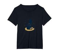 The Whisker Whisperer Cat Lover Design with Paw T-Shirt, Women's Plus, Black, 2X