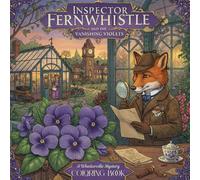 The Whiskerville Mysteries: Inspector Fernwhistle and the Vanishing Violets: Book 2 in the Cozy Mystery Coloring Series for Adults - Color Your Way ... Coloring books with cozy detective story)