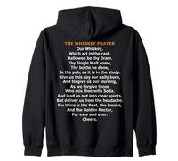 The Whiskey Prayer - Funny Irish & Scotch Lover Parody Zip Hoodie