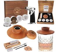 The Whiskey Underground Whiskey Smoker Kit,Cocktail Smoking Kit With Smoking Top, Butane Torch, Tongs, Whiskey Stones,Apple, Father, Groomsmen. Perfect for Mothers or Fathers Day Butane Not Included