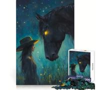 The Whispering Horse 1000 Piece Jigsaws for Teenagers Puzzle Memory Gain Relaxing Fun Design Assembly Warm Surprise (38x52cm)