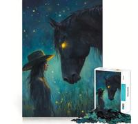 The Whispering Horse Jigsaw Puzzles for Teenagers 1000 Pieces Logic Game Home Pastime Precise Cut Festival Gift (50x75cm)