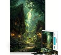 The Whispering Vale Puzzles for Adults 1000 Pieces Brain Challenge Toy Calm Mind Clear Cut Art Collection Piece (38x26cm)