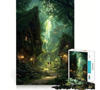 The Whispering Vale Teenagers 1000 Piece Jigsaw Puzzle Memory Gain Light Relax Design Assembly Wall Art Decor (38x52cm)