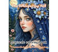 the whispering veil: 71 Mystical Portraits to Color - Where Secrets Bloom Beneath the Veil