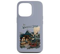 The Whistle Stop : Train Station and Steam Train vintage Case for iPhone 13 Pro