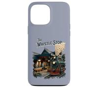 The Whistle Stop : Train Station and Steam Train vintage Case for iPhone 13 Pro Max
