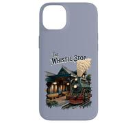 The Whistle Stop : Train Station and Steam Train vintage Case for iPhone 14 Plus
