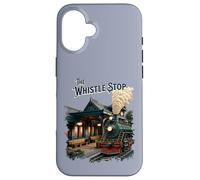 The Whistle Stop : Train Station and Steam Train vintage Case for iPhone 16
