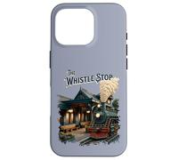 The Whistle Stop : Train Station and Steam Train vintage Case for iPhone 16 Pro