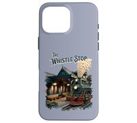 The Whistle Stop : Train Station and Steam Train vintage Case for iPhone 16 Pro Max