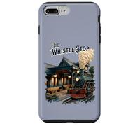 The Whistle Stop : Train Station and Steam Train vintage Case for iPhone 7 Plus/8 Plus