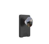 The Whistle Stop : Train Station and Steam Train vintage PopSockets PopWallet for MagSafe