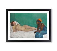The White and The Black by Felix Vallotton Framed Print | A2 Black Framed Wall Art | Ready to Hang | Modern Nature Picture | Living Room Bedroom Lounge Office