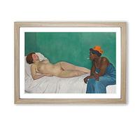 The White and The Black by Felix Vallotton Framed Print | A2 Oak Framed Wall Art | Ready to Hang | Modern Nature Picture | Living Room Bedroom Lounge Office
