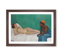 The White and The Black by Felix Vallotton Framed Print | A2 Walnut Framed Wall Art | Ready to Hang | Modern Nature Picture | Living Room Bedroom Lounge Office