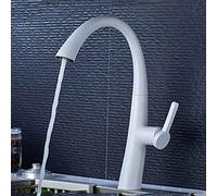 The White Belt Pulls Out The Spray Head, The Kitchen Faucet Kitchen Sink Faucet Washes The Dishes to Wash The Bowl, May Turn The Faucet Hot Water Mixer Mixer.