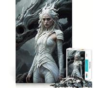 The White Bone Spirit 1000 Piece Jigsaw Puzzles for Adults Jigsaw Thought Toy Indoor Fun Accurate Edge Art Collectible (38x52cm)