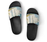 The White Cliffs of Dover House Slippers Shower Slides Shoes