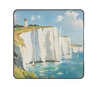 The White Cliffs of Dover Large Picnic Mat Beach Blanket Waterproof Foldable Bag for Camping Outdoor