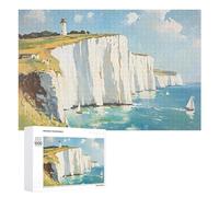 The White Cliffs of Dover Wooden Jigsaw Puzzles for Adults Intelligent Challenge Puzzle Game 1000 PCS