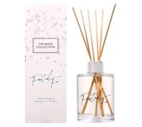 The White Collection Luxury Christmas Reed Diffuser Set 170ml - Choice of Gingerbread Cabin or Frosted | Elegant Home Fragrance & Gift for the Holiday Season (Frosted)