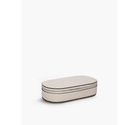 The White Company Almond Saffiano Oval Leather Jewellery Case 1 Size