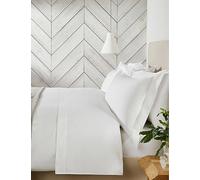 The White Company Essentials Double Egyptian-cotton Fitted Sheet Super King