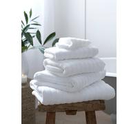 The White Company Ribbed Hydrocotton Hand Towel Bath Sheet