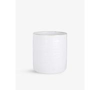 The White Company Ribbed Small Stone Plant Pot 13cm X 1 Size