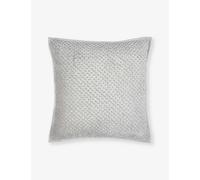 The White Company Silvergrey Brompton Hand-quilted Small Cotton-blend Cushion Cover 30cm X 50cm Square
