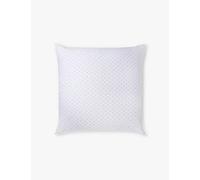 The White Company The White Company Brittany Dot-Print Medium Square Cotton Cushion 50cm x 50cm White/Grey Square