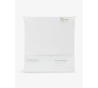 The White Company The White Company Connaught Cotton and Silk-Blend Emperor Deep Fitted Sheet Chalk