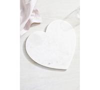 The White Company The White Company Heart-Shaped Marble Board White 1Size