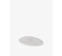 The White Company The White Company Larton Marble Pebble Large Plate White 1Size