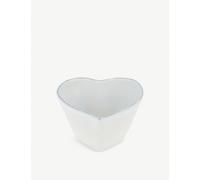 The White Company The White Company Porto Heart-Shaped Ceramic Ramekin White
