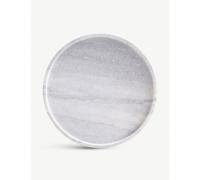 The White Company The White Company Round Marble Board 28cm Grey / Stone 1 Size