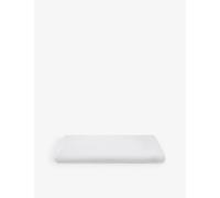 The White Company The White Company Savoy Cotton Fitted Sheet White Single