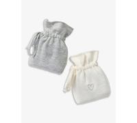 The White Company The White Company Set Of Two Heart-Embroidered Wool and Cotton Lavender Bags Multi 1 Size