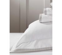 The White Company Whtesilver Somerton Cotton Double Flat Sheet Super King