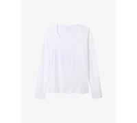 The White Company Womens Essential Double-layer Cotton-jersey T-shirt 8