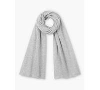 The White Company Womens Palegrmrl Essential Knitted Cashmere Scarf 1 Size